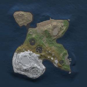 Thumbnail Rust Map: Procedural Map, Size: 1950, Seed: 2147483647, 9 Monuments