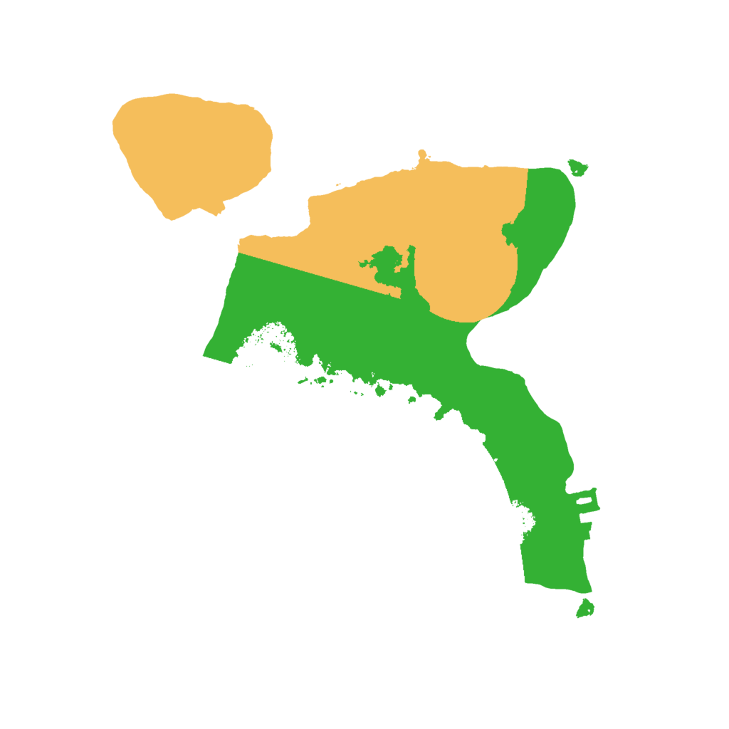 Biome Rust Map: Procedural Map, Size: 1950, Seed: 2147483647