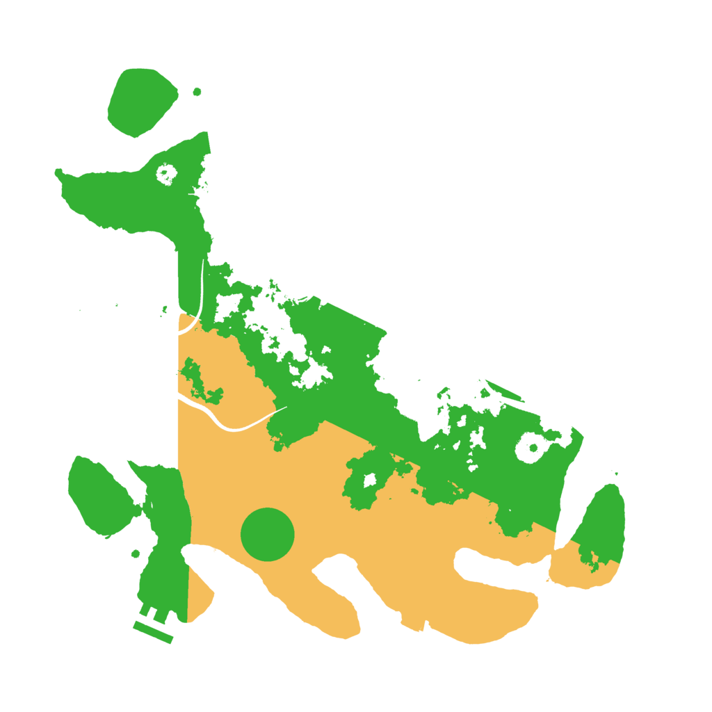 Biome Rust Map: Procedural Map, Size: 3500, Seed: 65484328