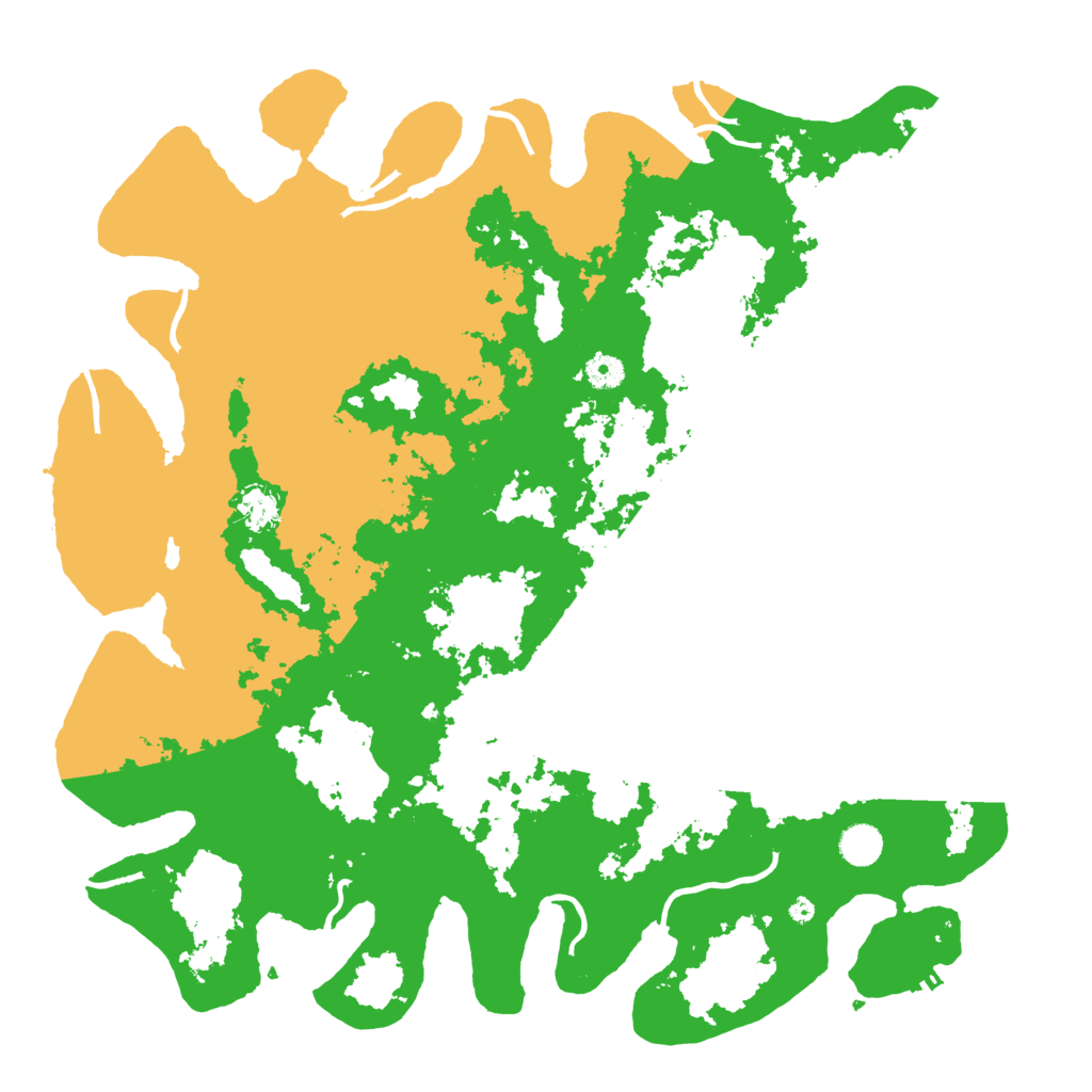 Biome Rust Map: Procedural Map, Size: 4500, Seed: 2147483617