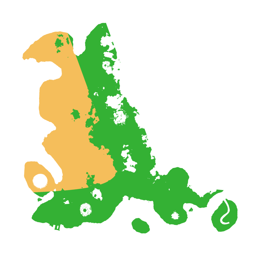 Biome Rust Map: Procedural Map, Size: 3200, Seed: 250000