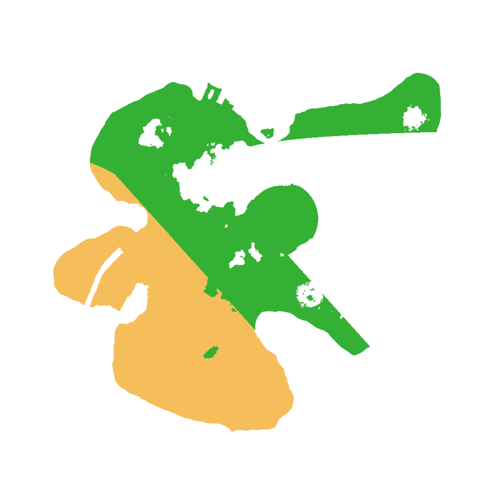 Biome Rust Map: Procedural Map, Size: 2000, Seed: 62218