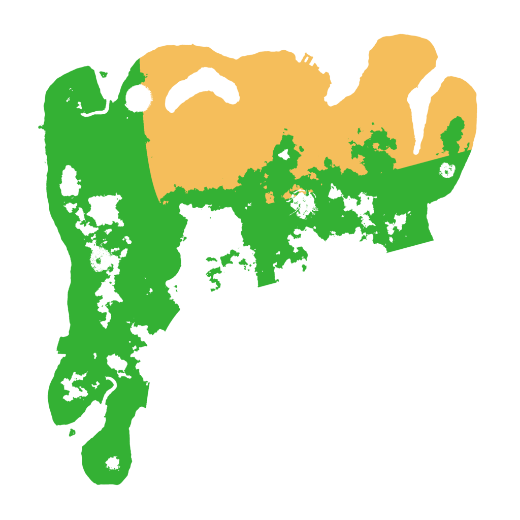 Biome Rust Map: Procedural Map, Size: 3500, Seed: 2023