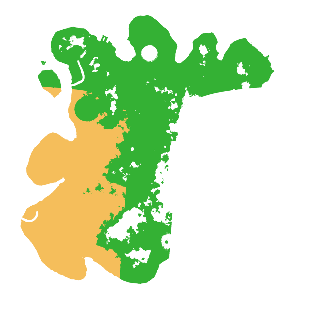 Biome Rust Map: Procedural Map, Size: 3500, Seed: 14395169