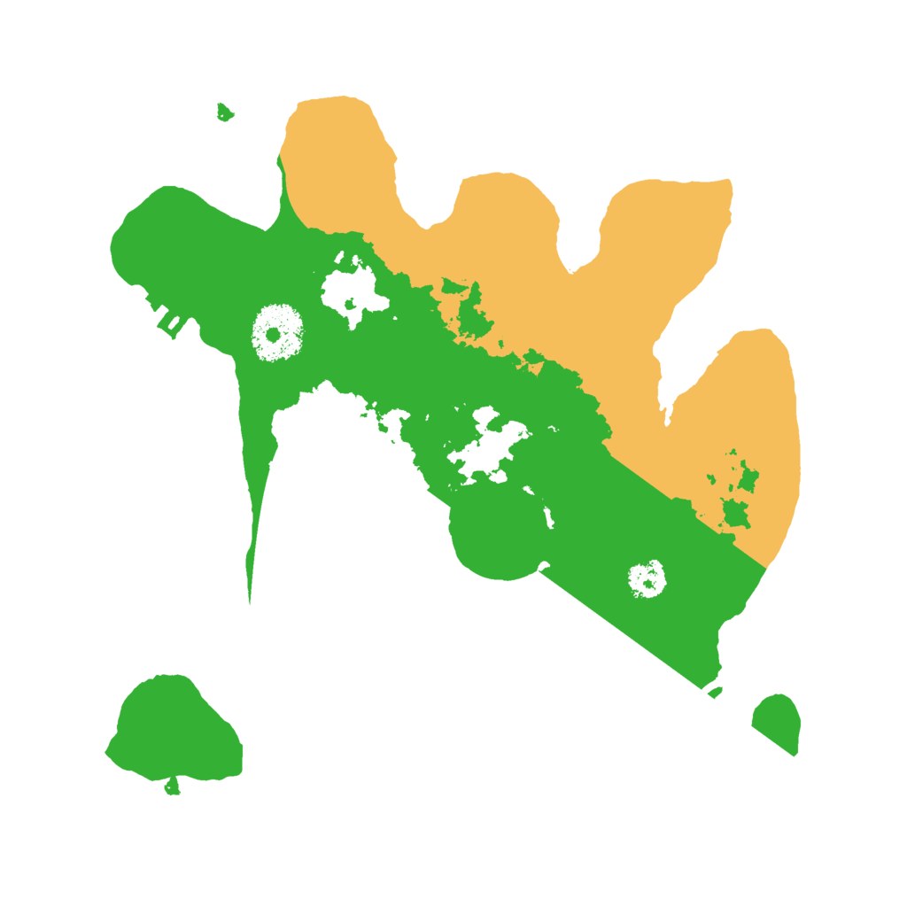 Biome Rust Map: Procedural Map, Size: 2500, Seed: 98765