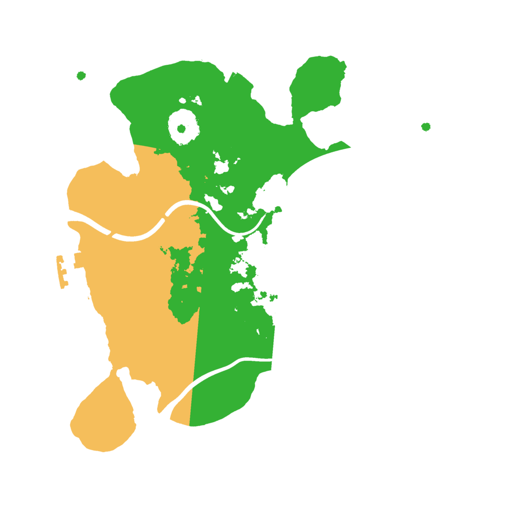 Biome Rust Map: Procedural Map, Size: 2350, Seed: 483977