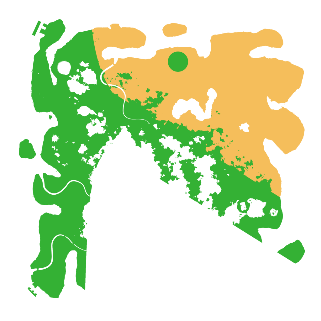 Biome Rust Map: Procedural Map, Size: 4200, Seed: 31867991