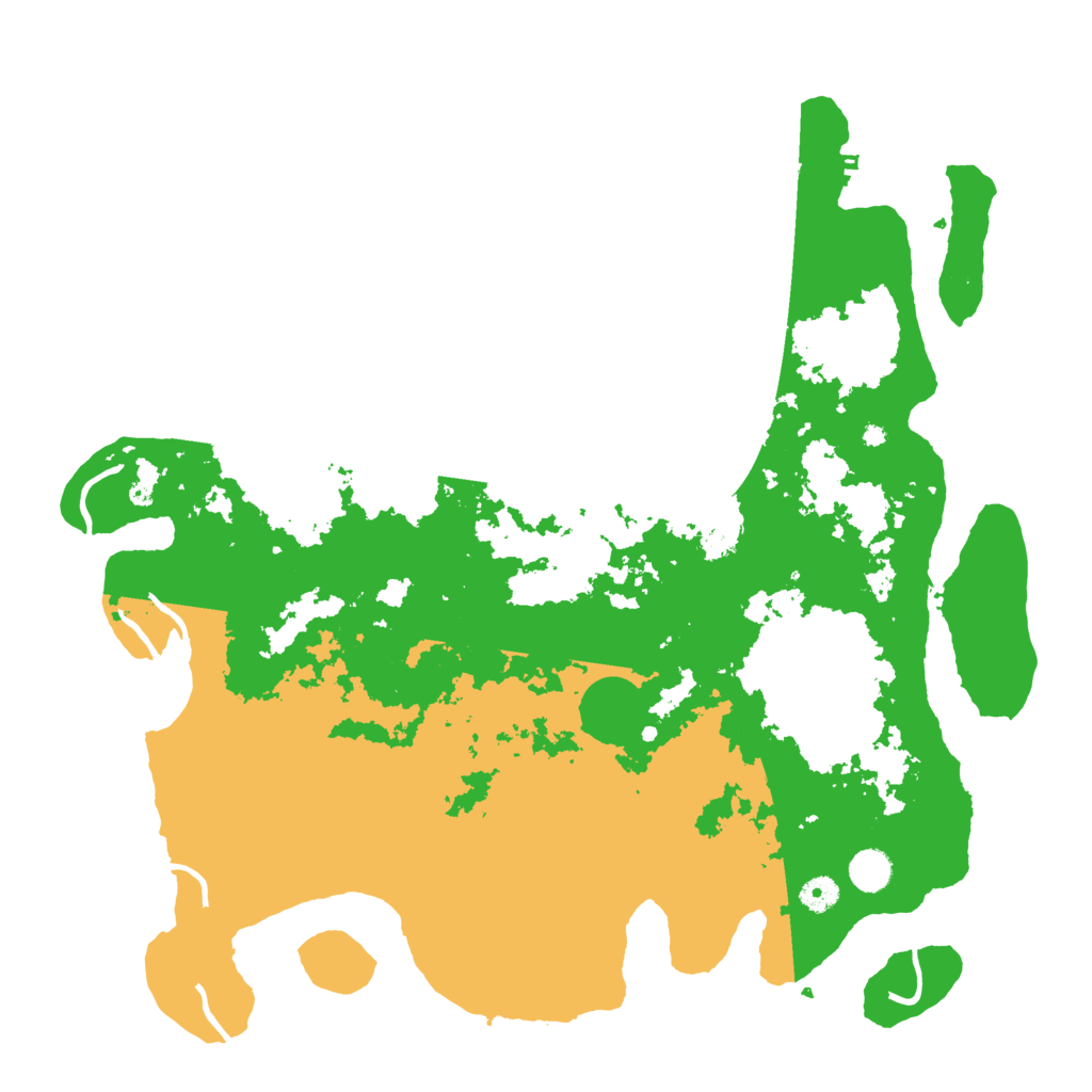 Biome Rust Map: Procedural Map, Size: 4500, Seed: 1086238