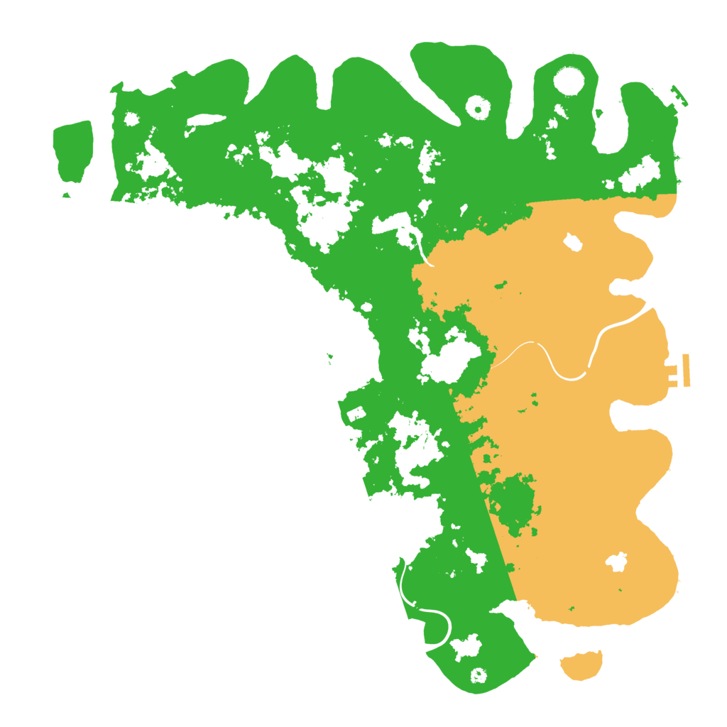 Biome Rust Map: Procedural Map, Size: 4500, Seed: 4513446