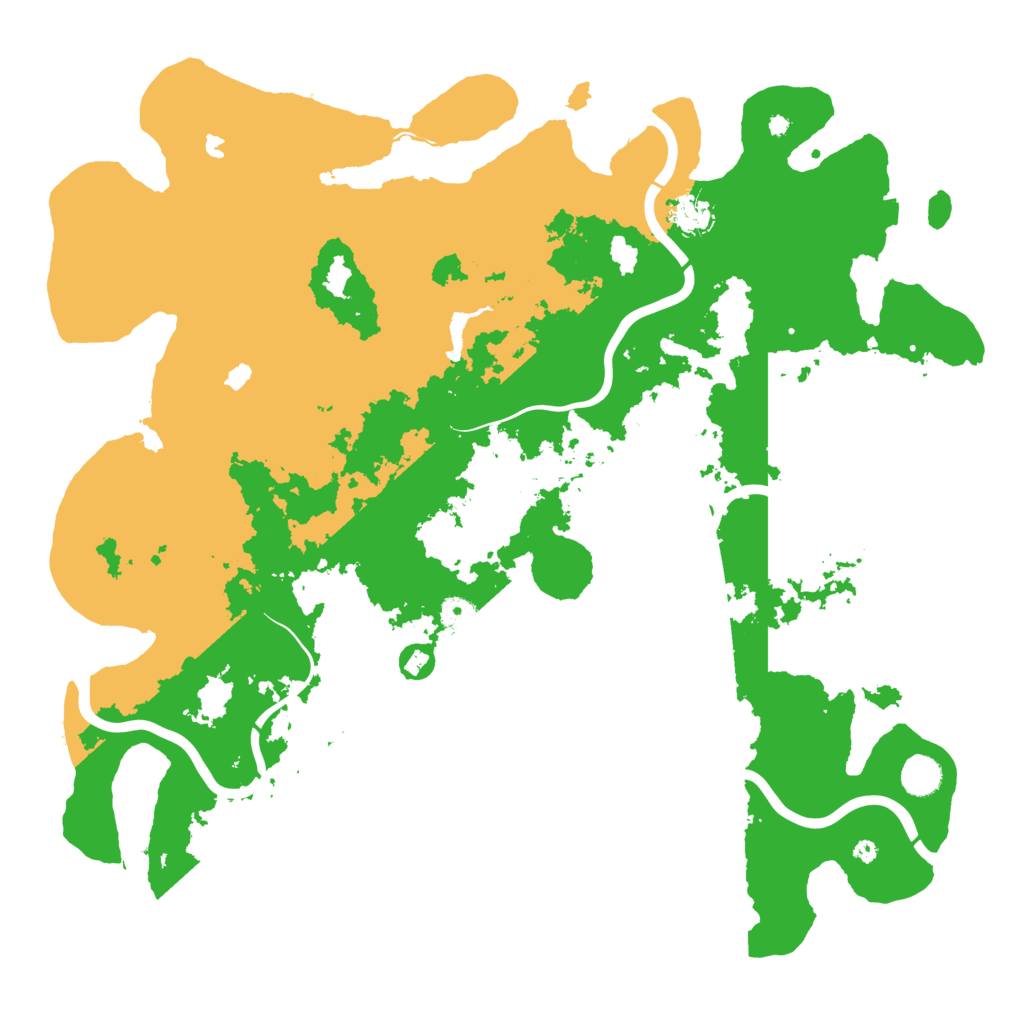 Biome Rust Map: Procedural Map, Size: 4500, Seed: 29895