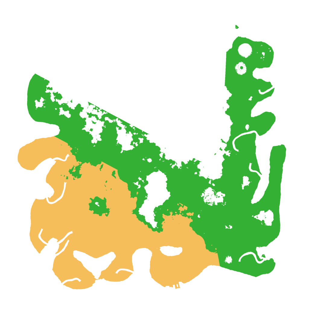 Biome Rust Map: Procedural Map, Size: 4000, Seed: 24587