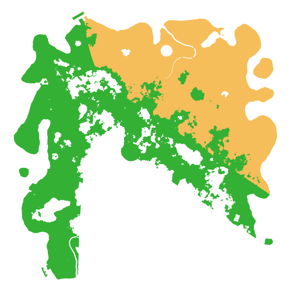Biome Rust Map: Procedural Map, Size: 4500, Seed: 3094069