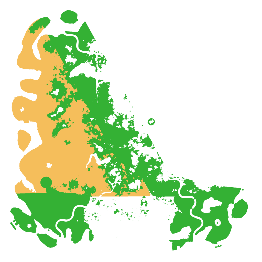 Biome Rust Map: Procedural Map, Size: 6000, Seed: 488568