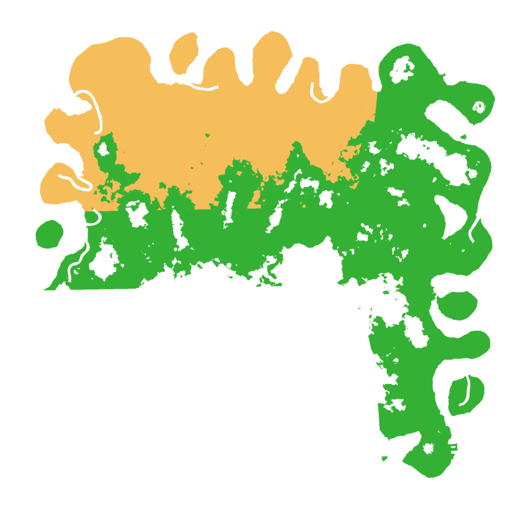 Biome Rust Map: Procedural Map, Size: 4500, Seed: 4557682
