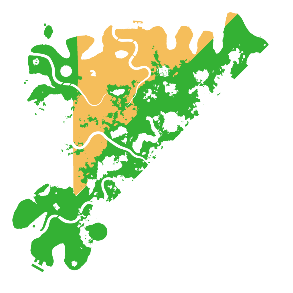 Biome Rust Map: Procedural Map, Size: 4500, Seed: 4891165
