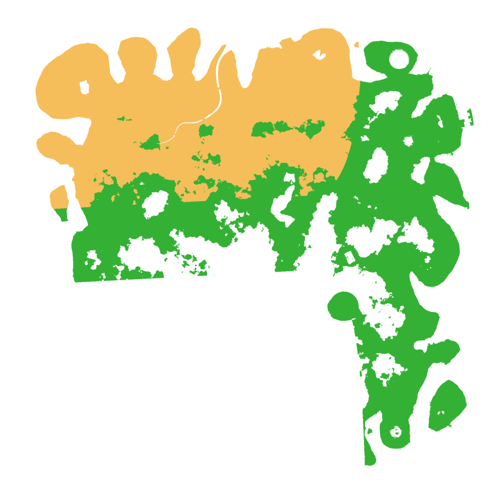 Biome Rust Map: Procedural Map, Size: 4500, Seed: 1208407