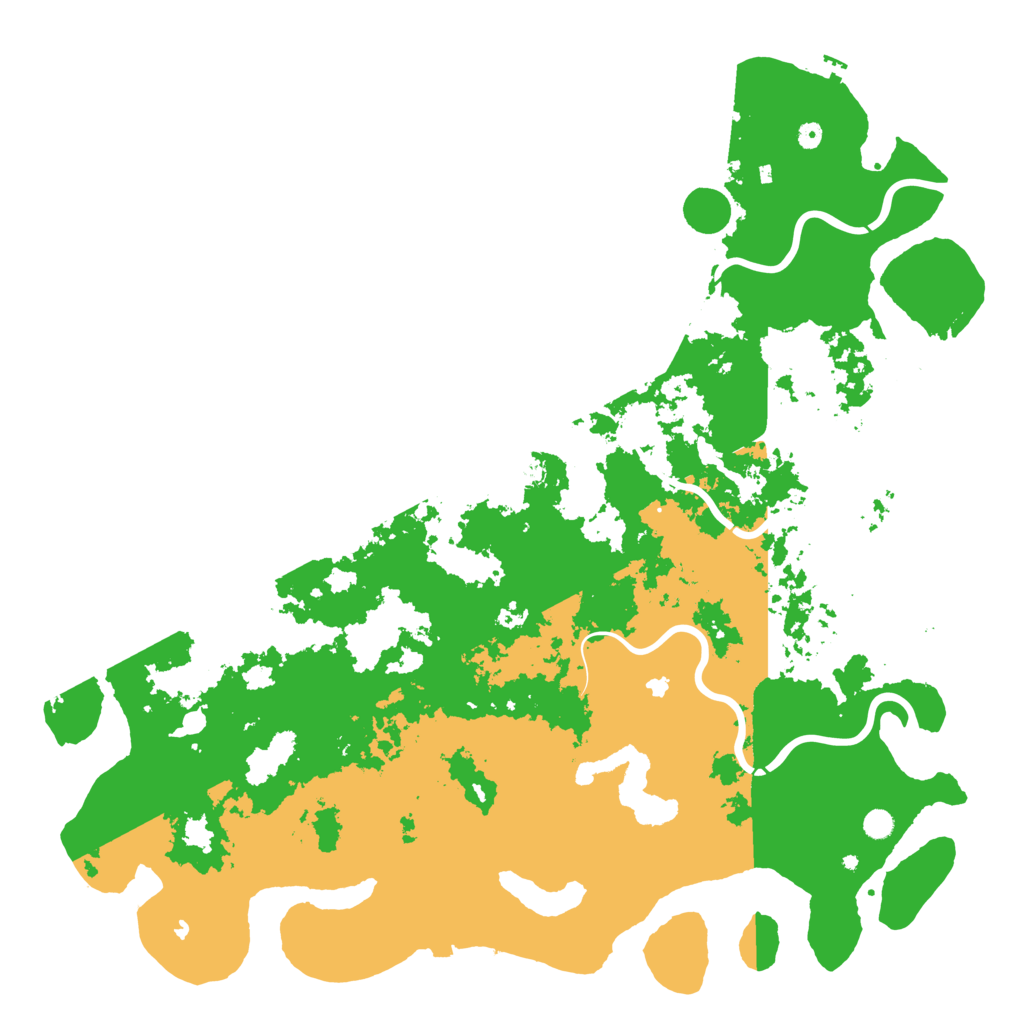 Biome Rust Map: Procedural Map, Size: 6000, Seed: 433024