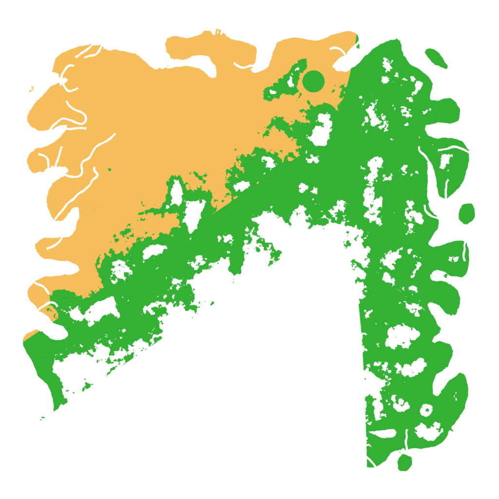 Biome Rust Map: Procedural Map, Size: 6000, Seed: 677800