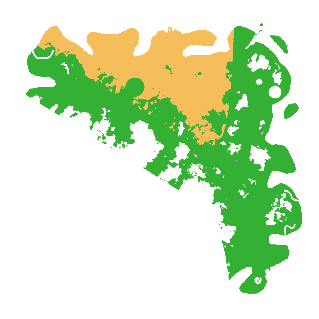 Biome Rust Map: Procedural Map, Size: 4500, Seed: 6097391