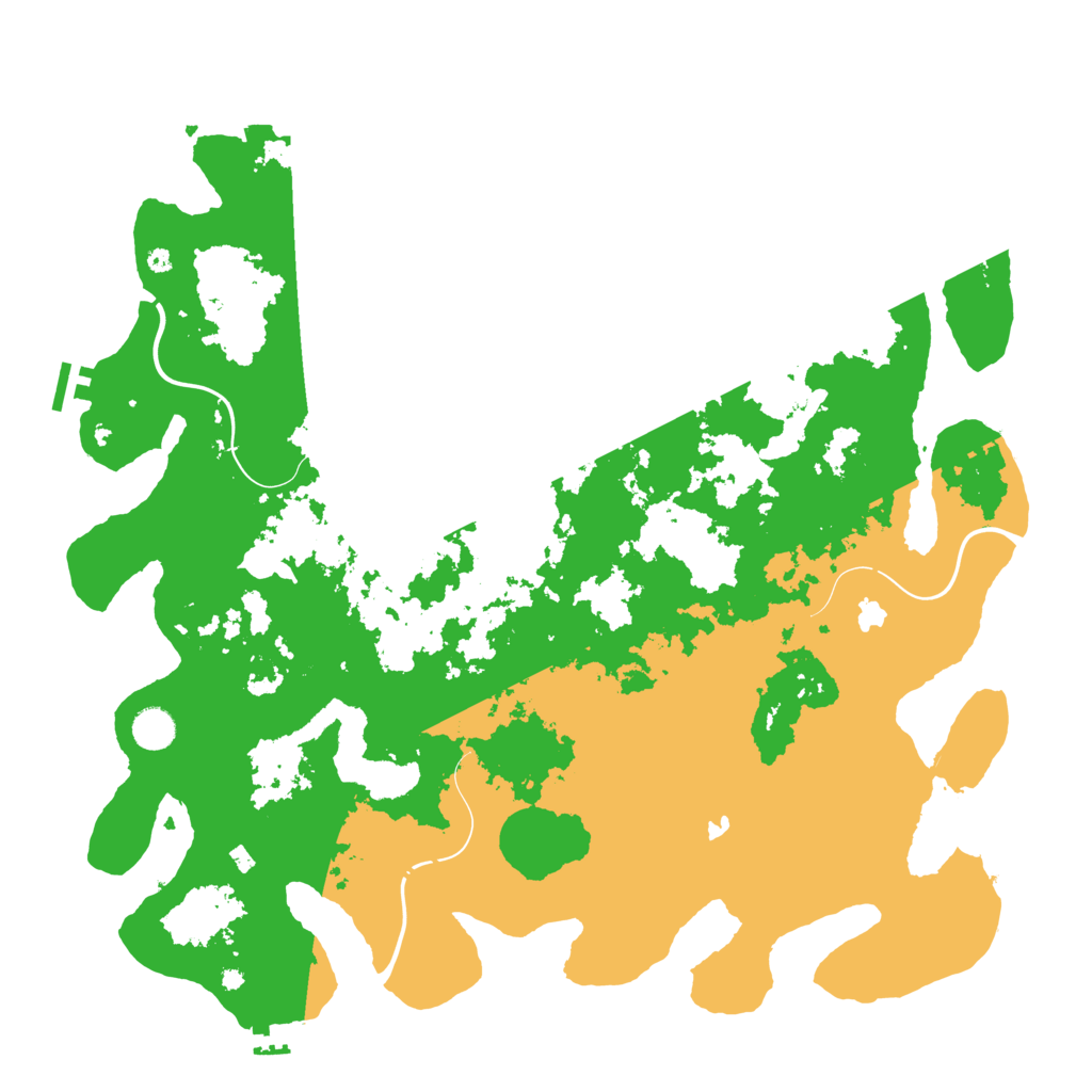 Biome Rust Map: Procedural Map, Size: 4500, Seed: 364630