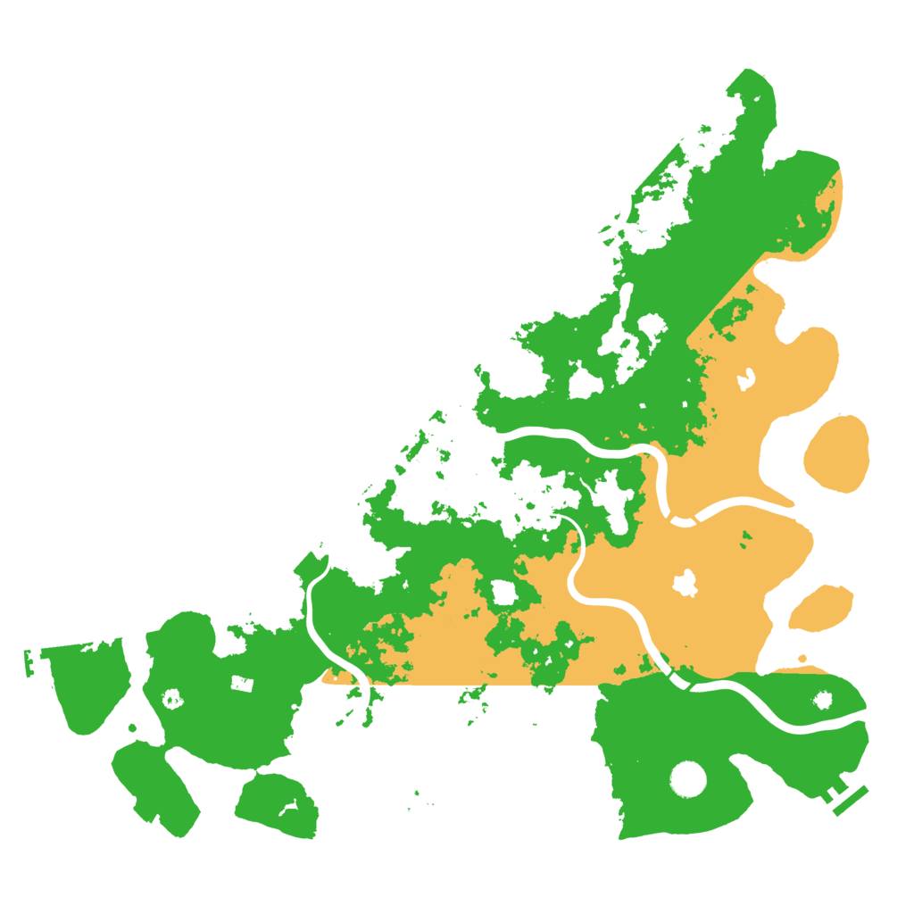 Biome Rust Map: Procedural Map, Size: 4500, Seed: 5043594