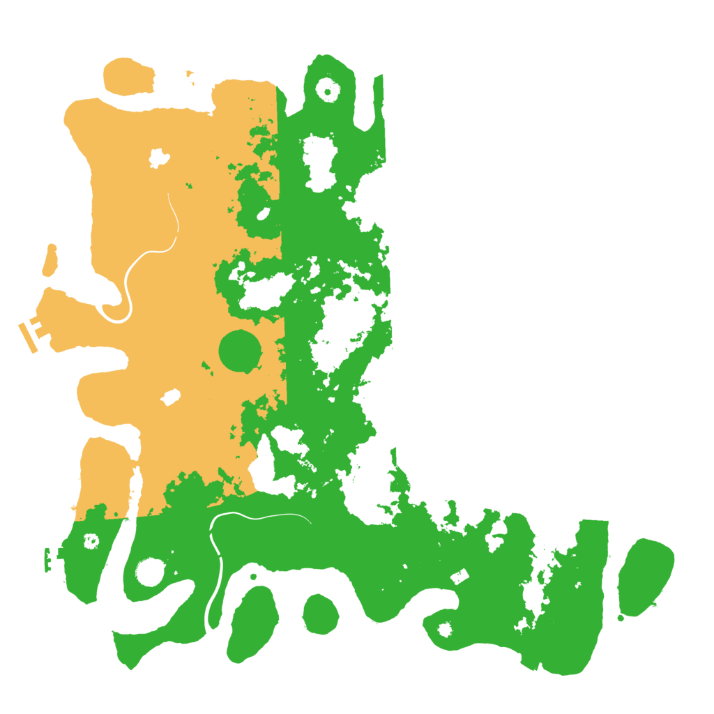 Biome Rust Map: Procedural Map, Size: 4500, Seed: 3467018