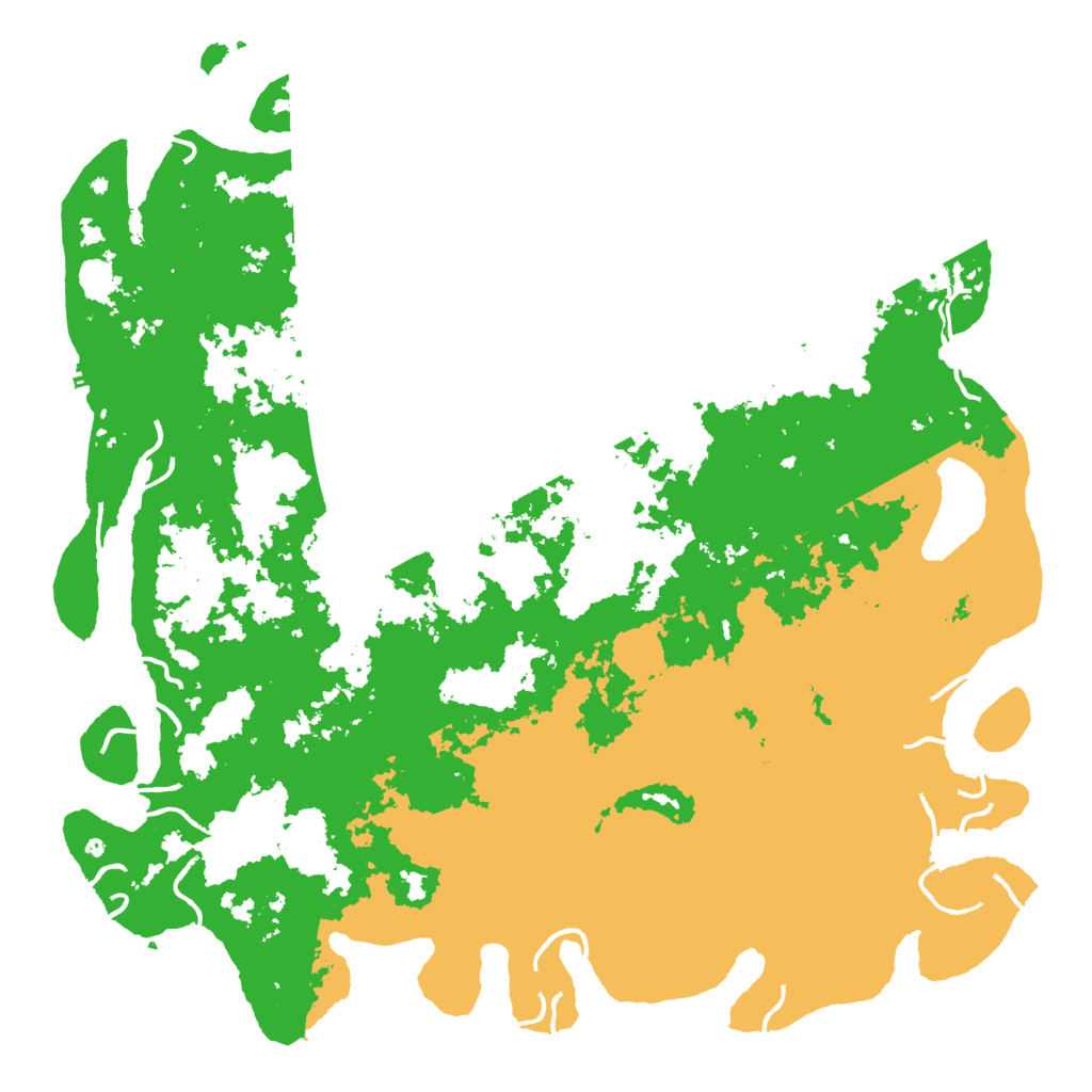 Biome Rust Map: Procedural Map, Size: 6000, Seed: 516571