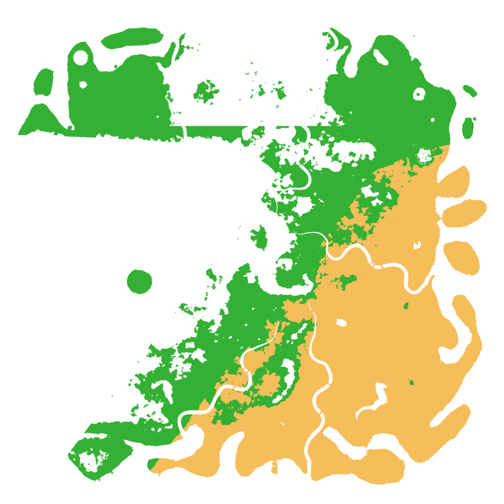Biome Rust Map: Procedural Map, Size: 6000, Seed: 621561