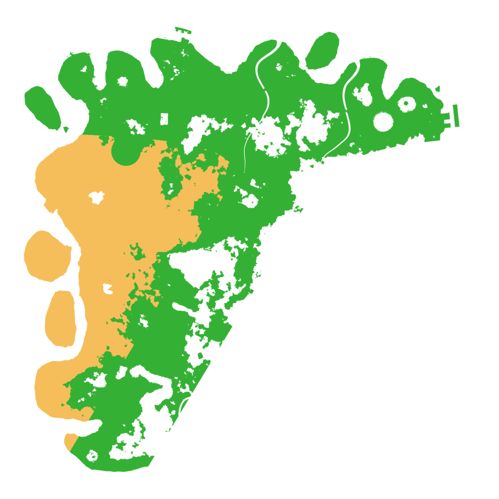 Biome Rust Map: Procedural Map, Size: 4500, Seed: 263278