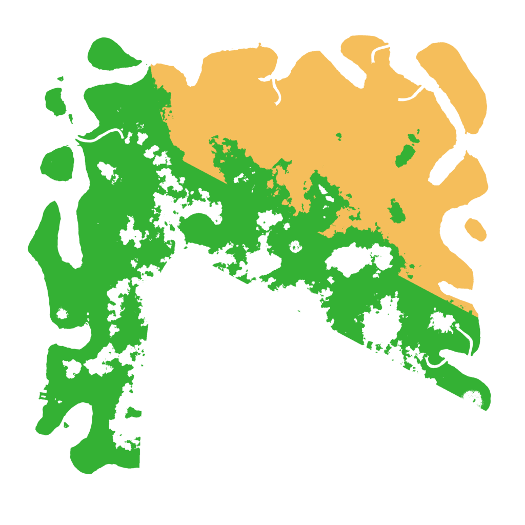 Biome Rust Map: Procedural Map, Size: 4500, Seed: 476605