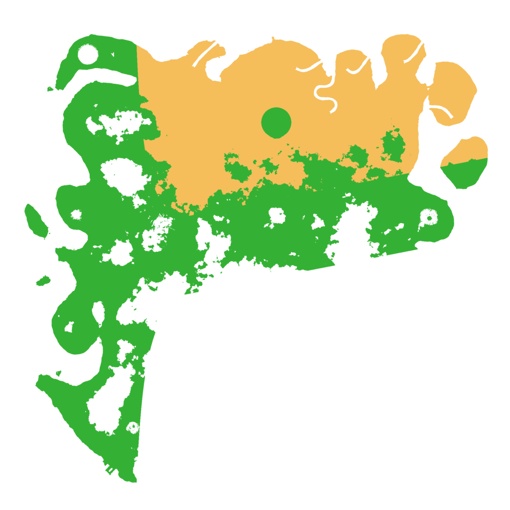 Biome Rust Map: Procedural Map, Size: 4500, Seed: 2424470