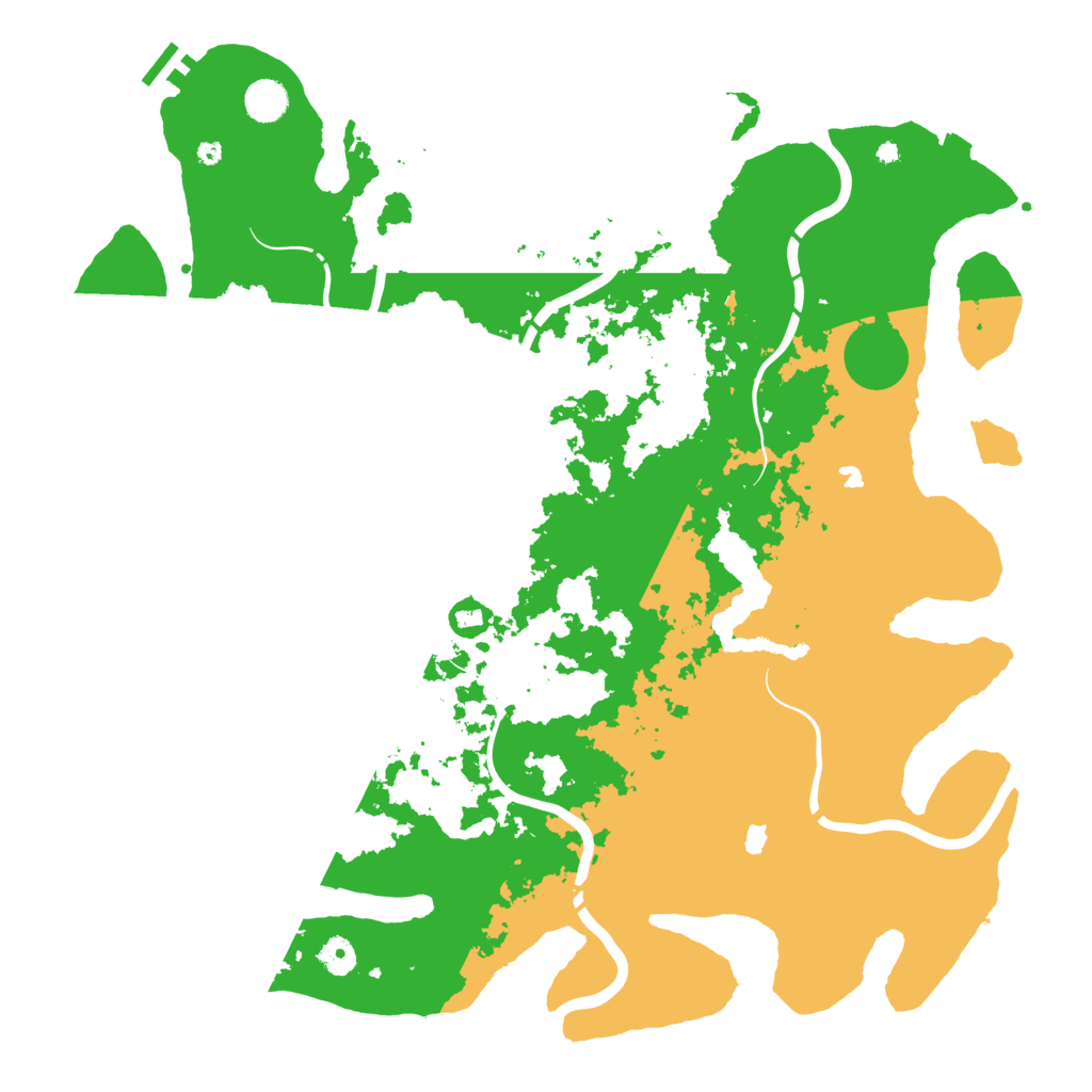 Biome Rust Map: Procedural Map, Size: 4500, Seed: 4975570