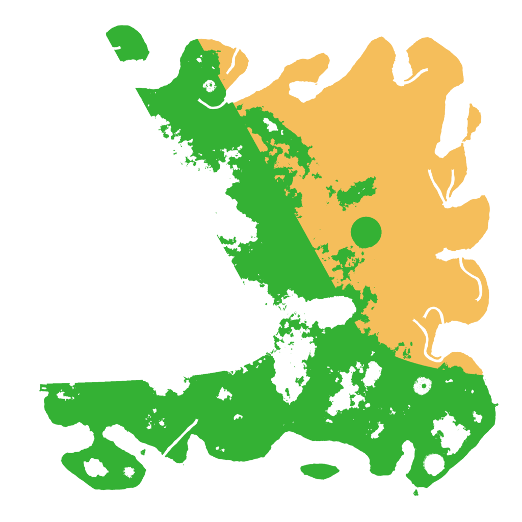 Biome Rust Map: Procedural Map, Size: 4500, Seed: 2815614