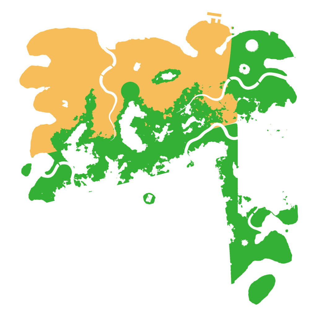 Biome Rust Map: Procedural Map, Size: 4500, Seed: 1681031