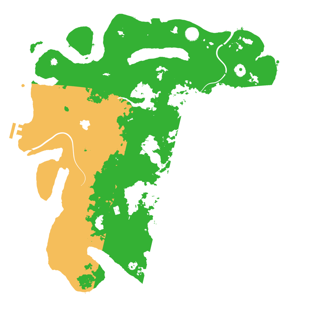 Biome Rust Map: Procedural Map, Size: 4000, Seed: 280977