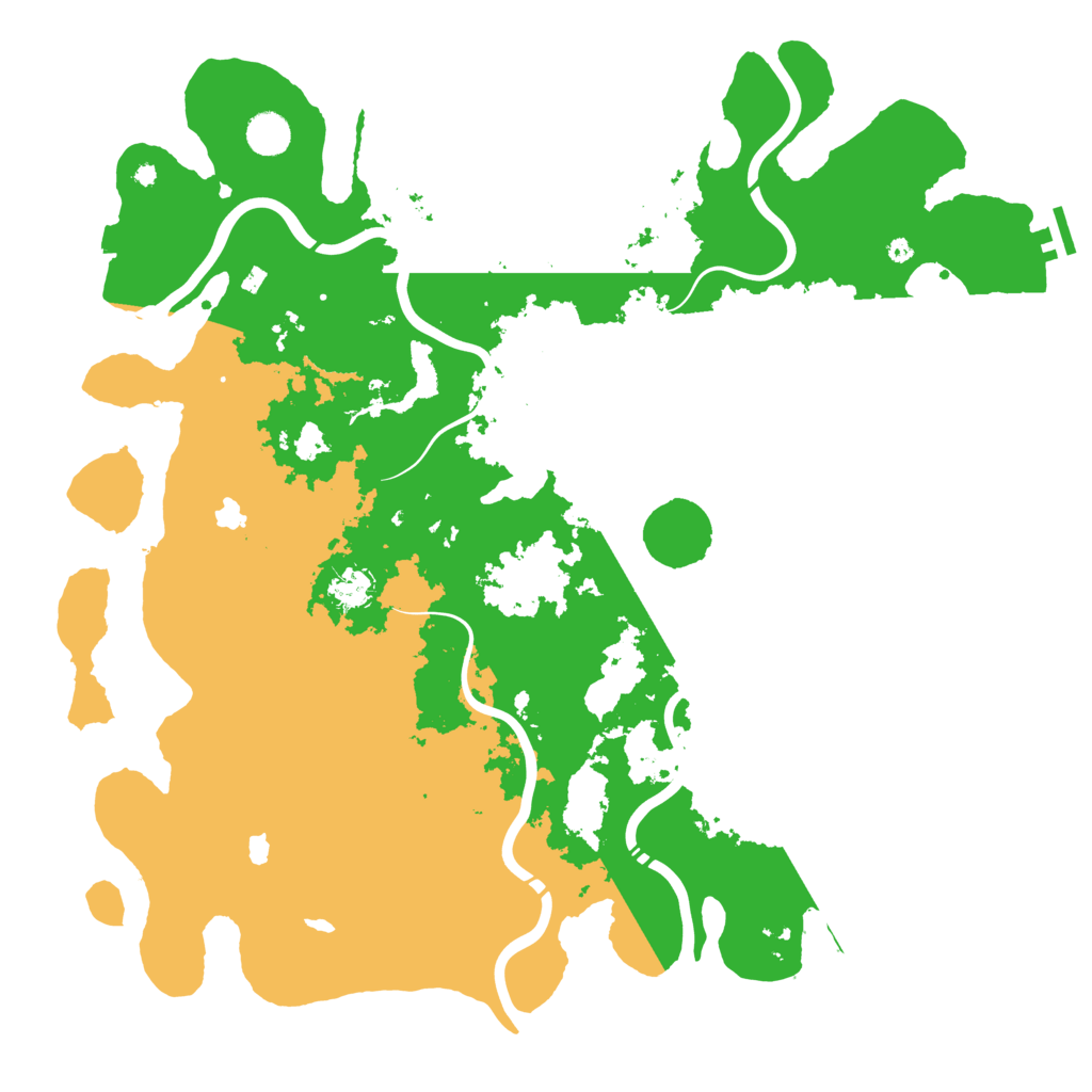 Biome Rust Map: Procedural Map, Size: 4500, Seed: 355942
