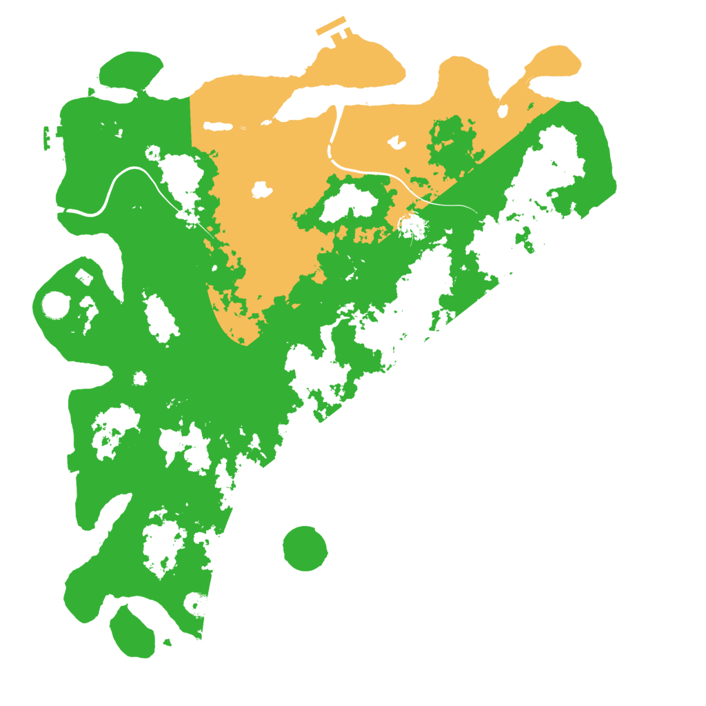 Biome Rust Map: Procedural Map, Size: 4500, Seed: 4600906