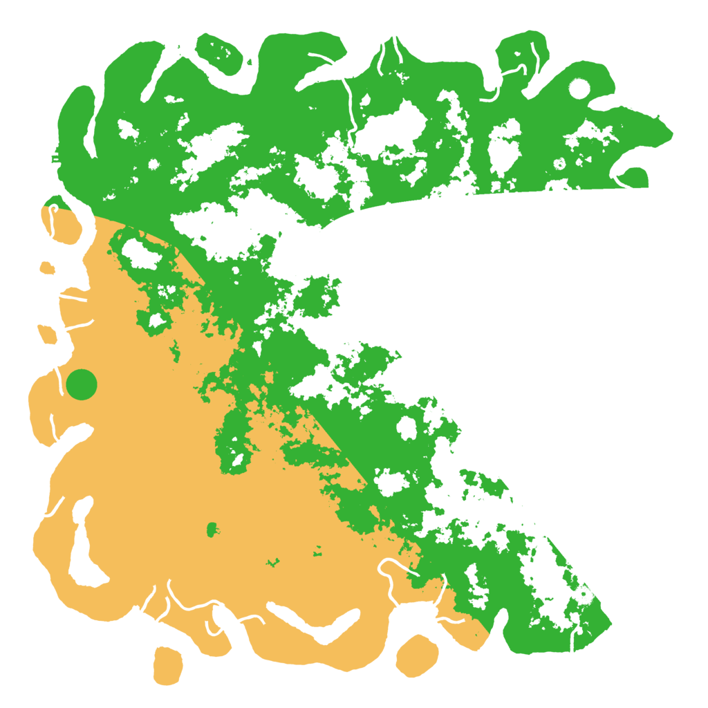 Biome Rust Map: Procedural Map, Size: 6000, Seed: 548823