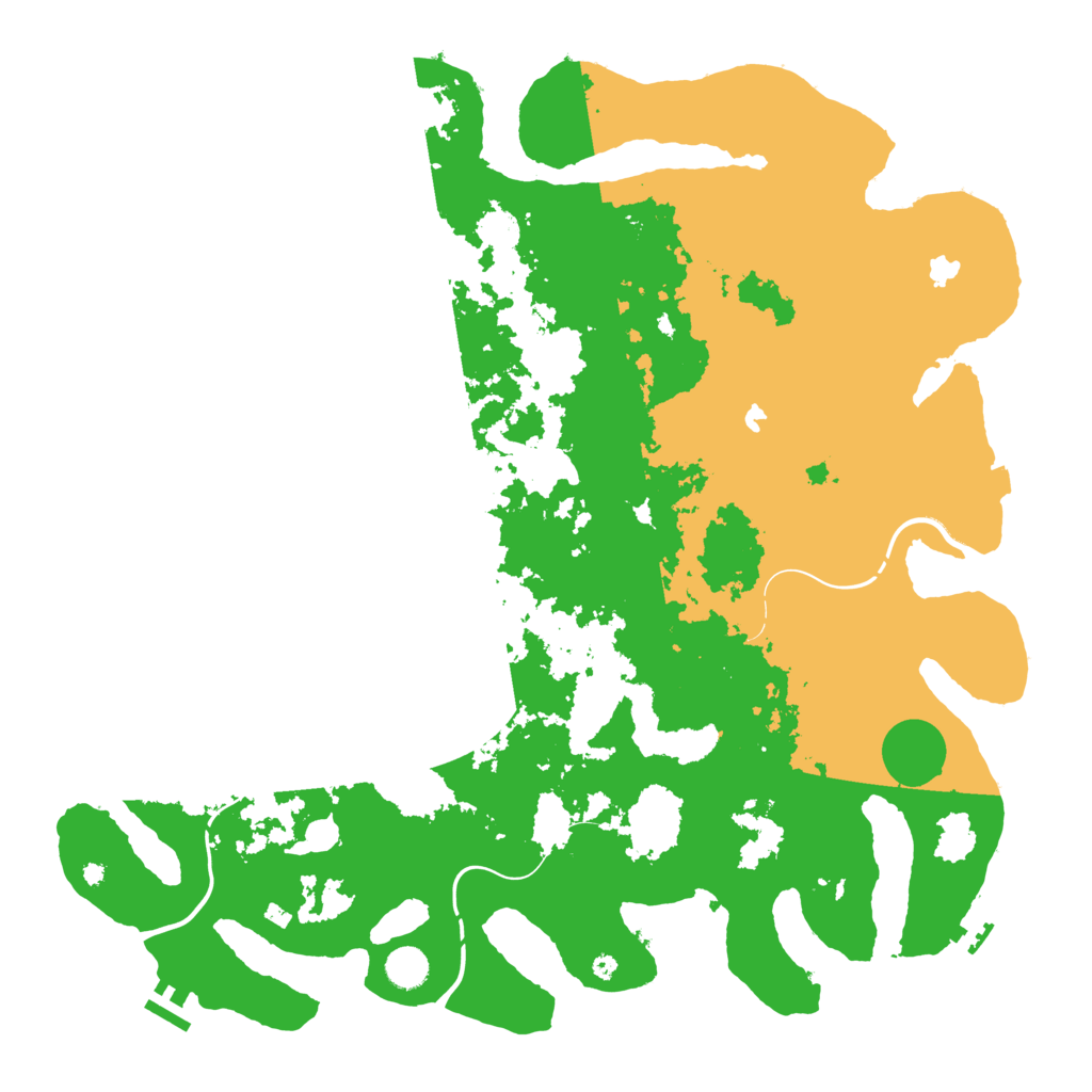 Biome Rust Map: Procedural Map, Size: 4500, Seed: 3521247