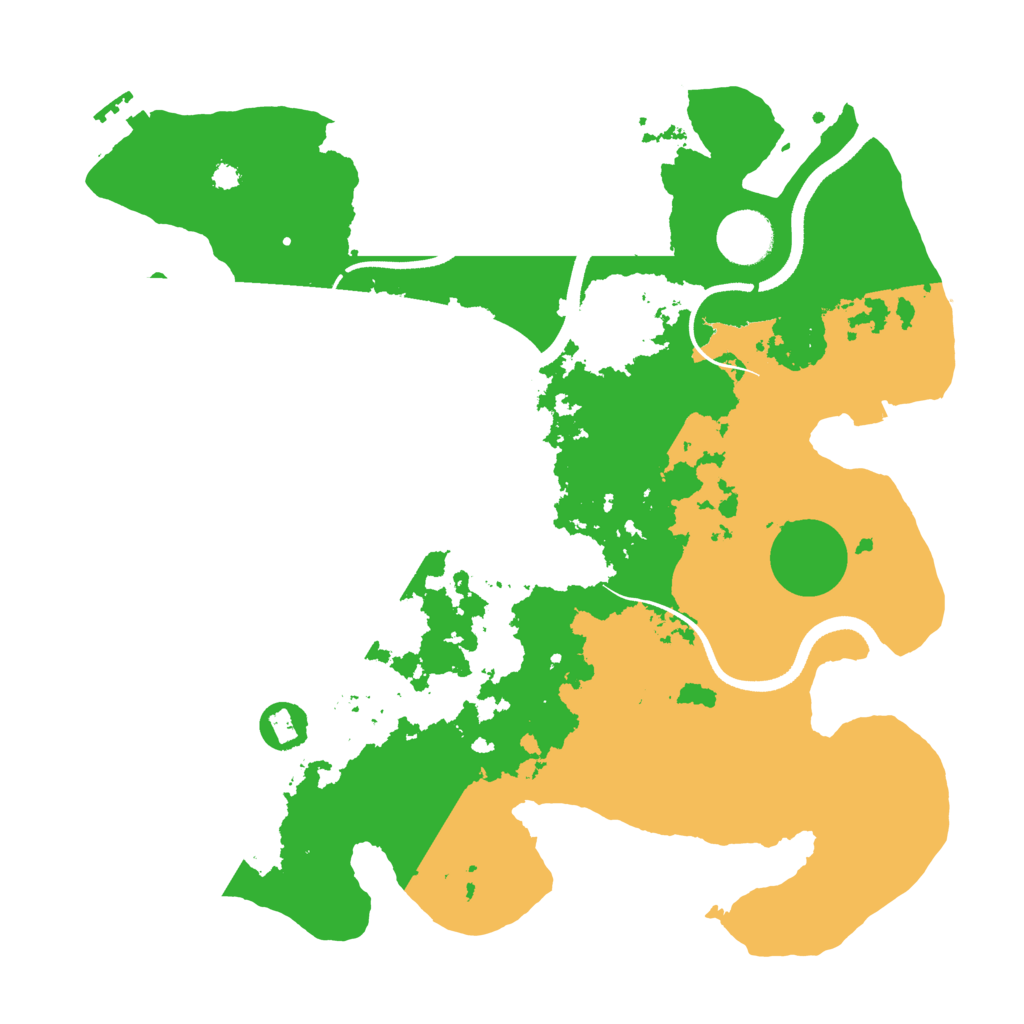 Biome Rust Map: Procedural Map, Size: 3500, Seed: 681762224