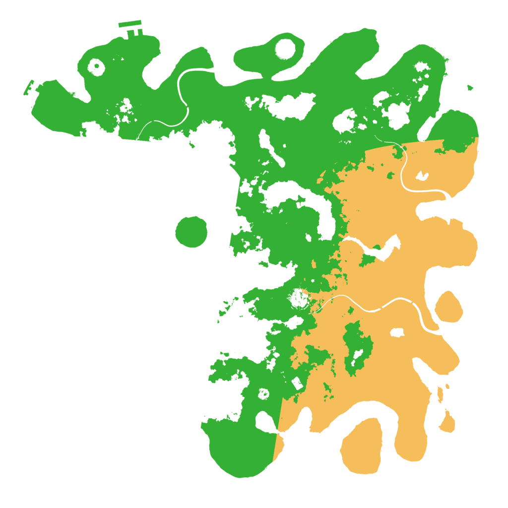 Biome Rust Map: Procedural Map, Size: 4500, Seed: 2390784