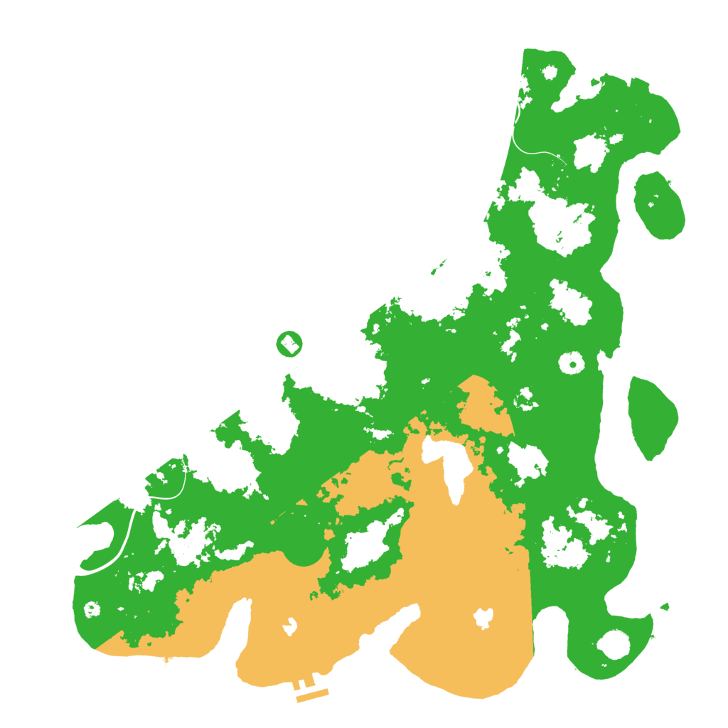 Biome Rust Map: Procedural Map, Size: 4500, Seed: 5772472
