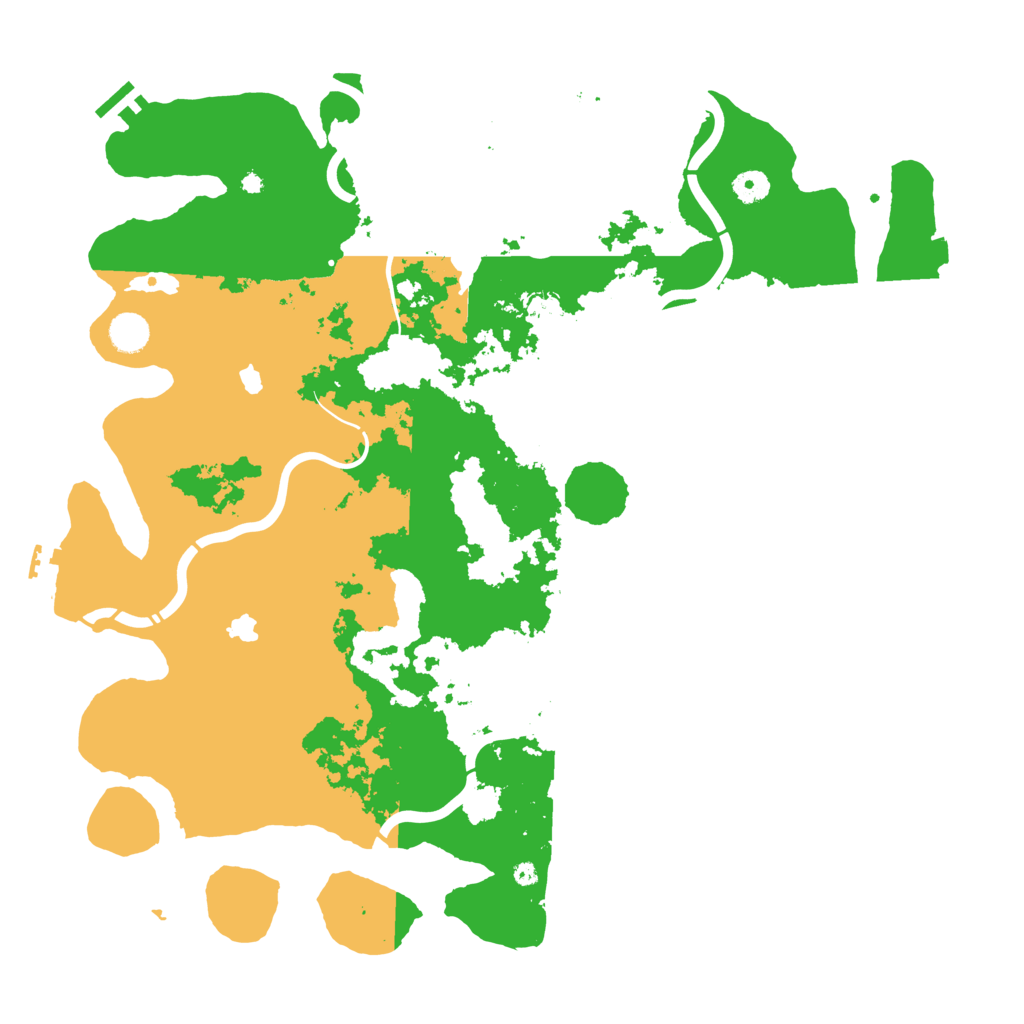 Biome Rust Map: Procedural Map, Size: 4500, Seed: 3181416