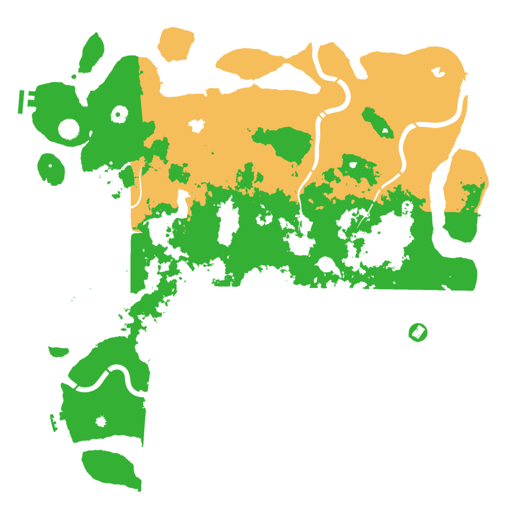 Biome Rust Map: Procedural Map, Size: 4500, Seed: 974278