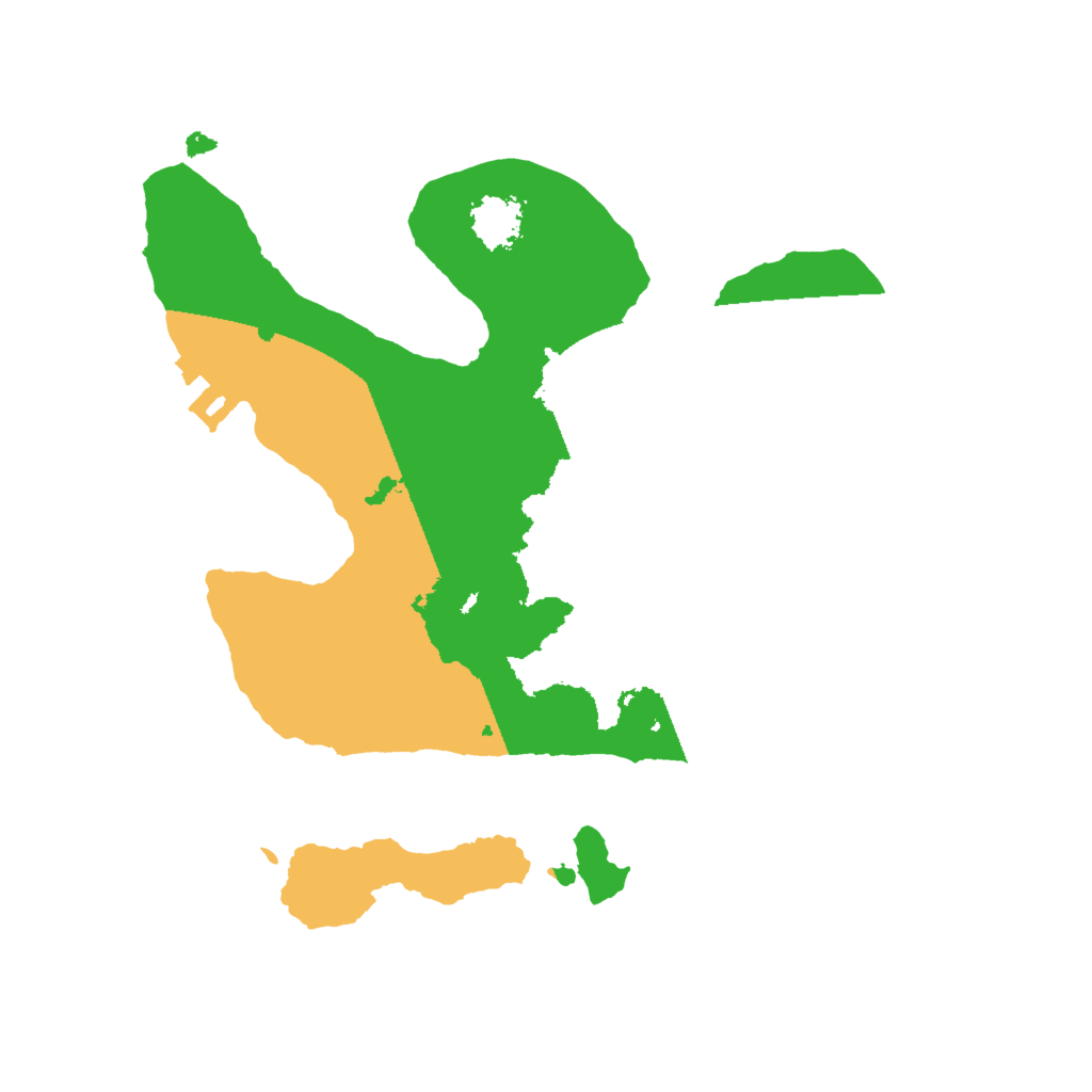 Biome Rust Map: Procedural Map, Size: 1900, Seed: 2057278123