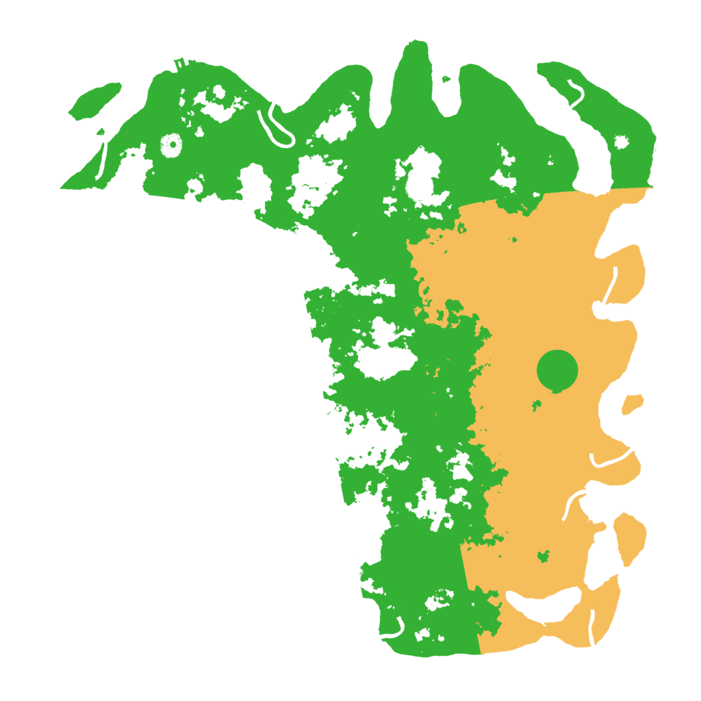 Biome Rust Map: Procedural Map, Size: 4500, Seed: 4436378