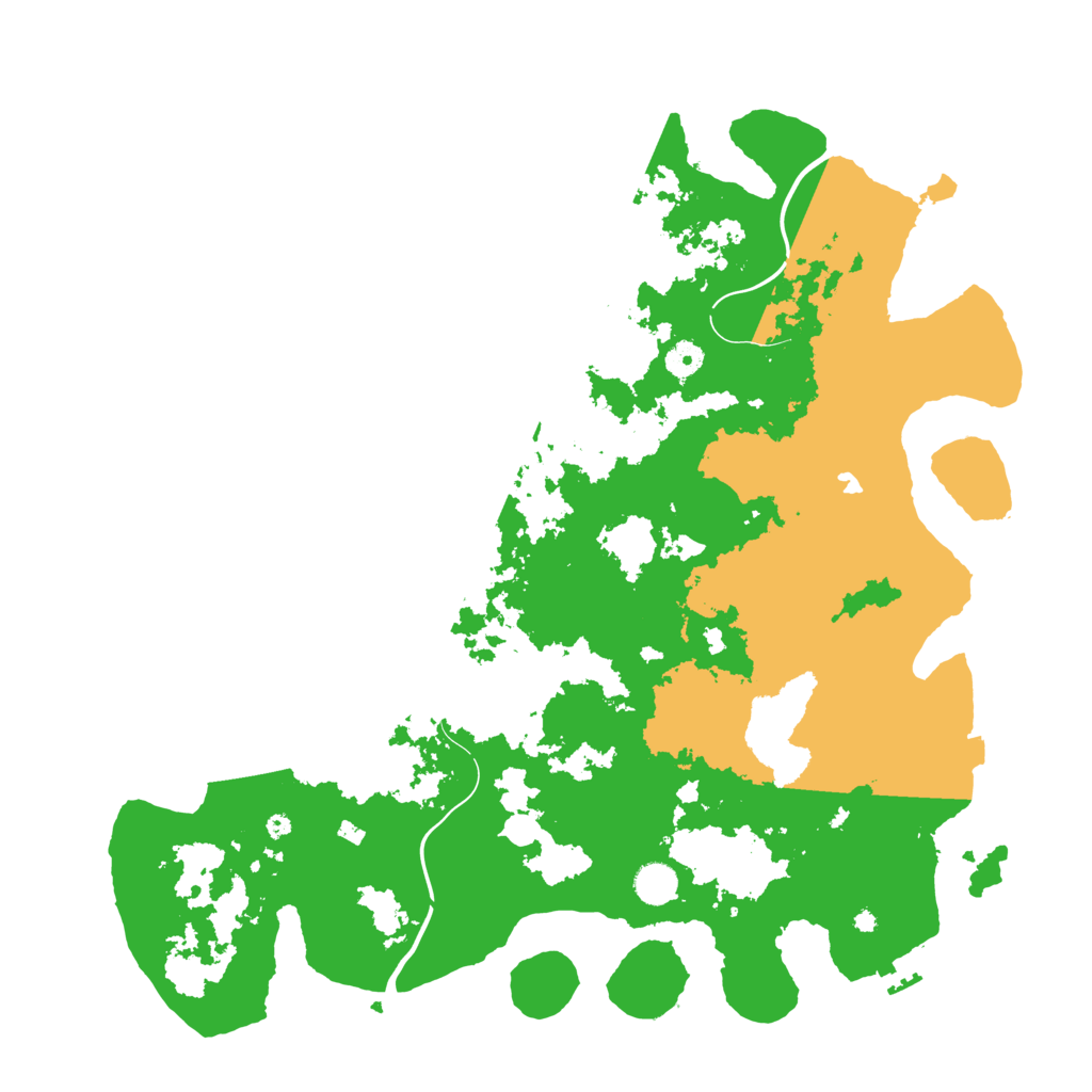 Biome Rust Map: Procedural Map, Size: 4500, Seed: 2733866