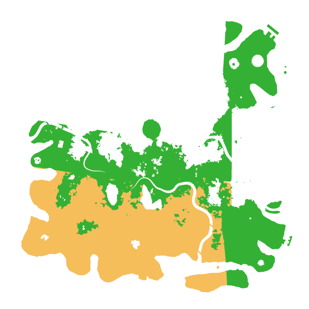 Biome Rust Map: Procedural Map, Size: 4500, Seed: 3338417