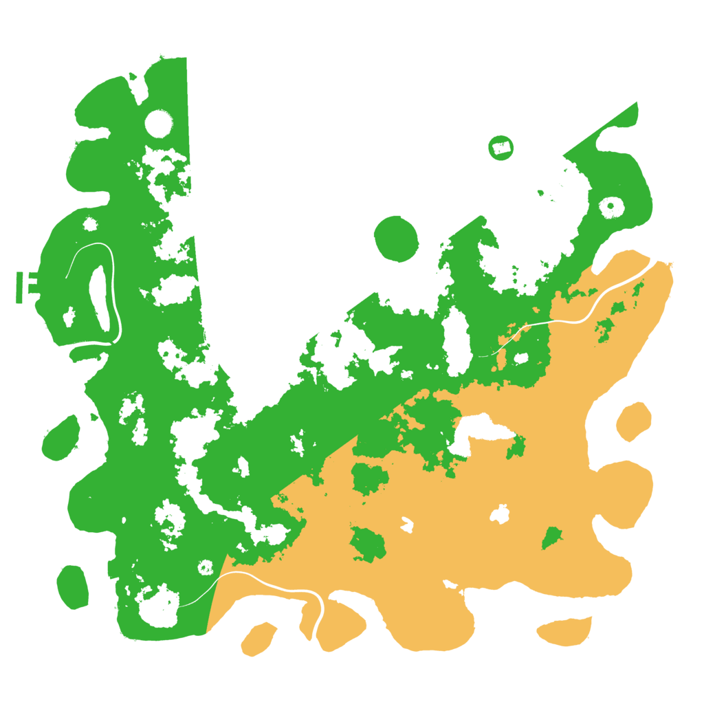 Biome Rust Map: Procedural Map, Size: 4500, Seed: 790091