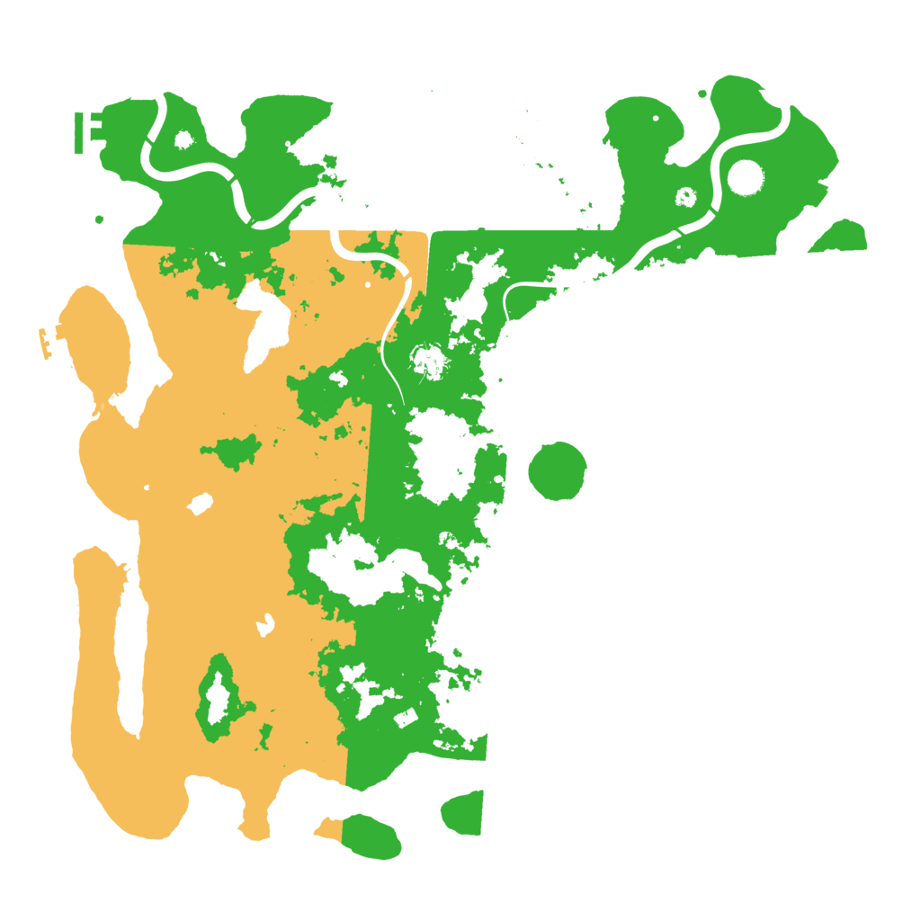 Biome Rust Map: Procedural Map, Size: 4500, Seed: 135623
